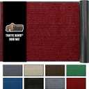 GORILLA GRIP Traffic Guard Door Mat, 60x36, Heavy Duty Welcome Mats, Commercial Office Space Doormat, Waterproof, Fade Resistant, Strong Rubber Backing, Low Profile, Shoe and Boot Scraper, Red