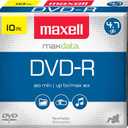 Maxell 638004 4.7Gb Dvd-R 10Mm Jewel case, 10-pack (with jewel case)