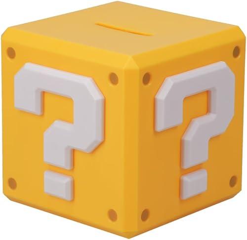 Super Mario Question Block Money Box - Officially Licensed Gift for Kids Bedroom Accessories & Decor | Paladone