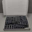 Classic City Train Tracks, 54 Pieces Railroad Track with 32 Curved, 20 Straight and 2 Switch Train Tracks, Train Expansion Accessories Compatible with All Major Train Tracks