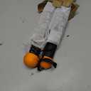 TRELC Upgrade Weighted Ropeless Battle Ropes, 2PCS Cordless Battle Rope for Home Gym, HIIT, Strength, Quiet Portable Training Rope, Workout Ropes Versatile Fitness Equipment(Black&Orange)