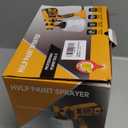 Paint Sprayer 1000W High Power Electric Spray Paint Gun with Adjustable Spray Width Knob, 1400ML Container, 4 Nozzles & 3 Patterns, Easy to Clean for Furniture Cabinets House Painting