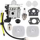 RB-K92A Carburetor with Fuel Filter Spark Plug for Echo HC-152 HC-2210 HC-2810 HC-3810 Shindaiwa DH232 DH235 Hedge Trimmer A021004740 Carb