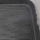 SENSARTE Nonstick Grill Pan for Stove Tops, Versatile Griddle with Pour Spouts, Square Big Cooking Surface, Durable Skillet Indoor & Outdoor Grilling. PFOA Free,12Inch (Gray Granite)