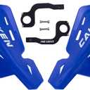 Universal 7/8" 22mm and 1 1/8" 28mm Handle Bar Hand Guards CNC Bracket for Dirt Bike Motocross ATV Scooter for CRF KLX KX LTR TRX SX SXF EXC XCW Grizzly Hawk 250 Bicycles-Blue