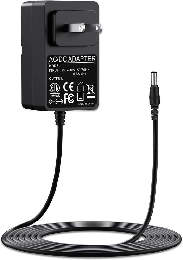 Replacement for Netgear Arlo Pro Base Station 12V AC Adapter Compatible with Arlo Pro 2 Base Station VMB3000 VMB4000 CM500-100NAS CM500 CM31T MS3530 Wire-Free HD Security Cameras System Power Cord