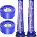 Vacuum Filter Replacement Kit for V7, V8 Animal and V8 Absolute Cordless Vacuum, 2 Pre Filter, 2 Post Filter, Replaces Part # 965661-01 & 967478-01