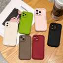 Puxicu Slim Case for iPhone 14 PLUS, Enhanced Camera Protection, Shockproof Skin-Friendly Touch Soft Case Cover for iPhone 14 PLUS Phone 6.7 inch, Wine