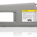 Driver Left Side Sun Visor Replacement Compatible with Toyota Highlander 2008 2009 2010 2011 2012 2013 Replaces# 74320-48500-B0 Color Gray