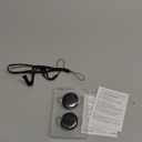 Bluetooth Tracker Tags 2 Pack, Item Locator Compatible with Apple Find My, Key Finder, Tracker for Wallet Locator with Sound, Global Tracking, No Monthly Fee, Replacable 365Ds Battery Life, Black