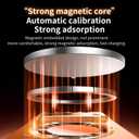 Magnetic Design for iPhone 16 Pro Max Case,[Compatible with MagSafe][Military Grade Drop Protection] Camera Lens Protector Cover Logo View Dust-Proof Matte Shockproof Protective Cover,Silver