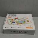 Tiny Land 110PCS Wooden Train Set  Toy Train with Tracks for Kids Ages 3-7, Compatible with Major Brands, Ideal Railway Playset for Boys and Girls, Great Birthday