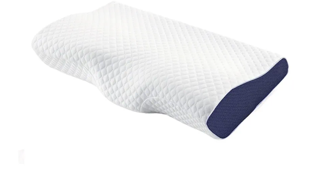 Derila Cervical Queen Size Pillow for Sleeping - Support Pillow for Side, Back, Stomach Sleepers - Contour Best Bed Pillows for Sleeping