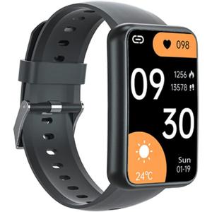Voice Recorder Smart Watch, Fitness Tracker with Heart Rate Monitor, Sleep Monitor, MP3, Waterproof Pedometer Step Calories Smartwatch for Android & iPhone