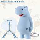Kenning 6 Pieces Animal Flashlight Keychain Mini Pediatric Nurse Flashlight Badge Reel Pediatric Pen Lights Keychain for Nursing Staff Urgent Care Assorted