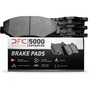 Dynamic Friction Company Rear 5000 Advanced Brake Pads| Automotive Replacement Brake Pads| Fits 2004-2007 Cadillac CTS; 2009-2019 Cadillac CTS; 2006-2011 Cadillac STS; 2010-2024 Chevrolet Camaro