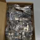 Ravinte 10 Pack Hidden Hinges Soft Close Surface Mount Kitchen Cabinet Hinges, No Pre-drilled for Kitchen Cupboard