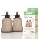 Haakaa Silicone Yummy Pouch (4.5 oz) Reusable Snack Pouch for Babies/Toddlers/Kids Leak-Proof, Food-Grade Silicone: Freezer & Dishwasher Safe (2-PK) (1 Count (Pack of 2))