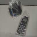 Panasonic Cordless Phone, 1.6" Backlit Display, Call Block, Speakerphone, 10 Hours Talk Time, 1 Handset - KX-TGC200B (Black)