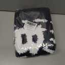 Black and White Non-Slip Bathroom Rug, Soft Absorbent Bath Mat, Machine Washable and Quick-Drying, Perfect for Bathtub, Bedroom, Shower, and Living Room, 20" x 32"