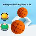 Silent Basketball Dribbling Indoor,Foam Basketball Silent Easy Grip Quiet Ball 29.5/27.5Inch Practice Feel Foam Indoor Training Lightweight (Size 3)