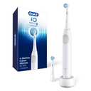 Oral-B iO Series 2 Rechargeable Electric Powered Toothbrush Starter Kit, Pure White with 2 Brush Heads - Automatic Pressure Sensor to Protect Gums - 3 Modes - 2 Min Timer