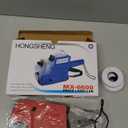 JIAYING MX-6600 10 Digits 2 Lines Price tag Gun Labeler with 3 Rolls Double Line Price Label Paper for Office, Retail Shop, Grocery Store, Organization Marking, Color Random, 10  6.5  2 inches