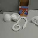 24 inch Snake Fidget Toy, 3D Printed Snake with Egg, Realistic Slithering Design, Stress Relief Desk Decor, Easter Egg for Kids & Adults (Luminous-Rainbow)