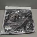 ASPO Men's Packable Lightweight Puffer Winter Jackets Detachable Hood Waterproof Warm Insulated Down Coats Hiking Snow Travel, Black, XXL