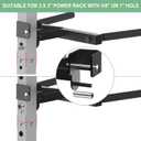 SELEWARE Squat Rack Attachment, Y-Shaped Dip Bar Attachment, Nordic Hamstring Curl Attachment and Lever Arms for 2x2 or 3x3 Power Rack with 5/8" or 1" Hole, Power Cage Accessories for Home Gym