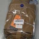 Lelepet Warm Dog Coats for Large Dogs Waterproof Dog Jacket Reflective Pet Fleece Vest Windproof Cold Weather Coats with Adjustable Buckle & Leash Hole, Brown, XL