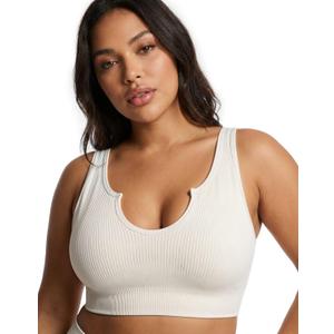 Hybrid & Company Women's Super Comfy Sports Bras Support Crop Top Bralette for Yoga Gym (M)