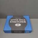 IMPRESA [2 Pack] Upper Back Stretcher for Spine Decompression - Thoracic Spine Stretcher for Mobility - Posture Corrector Device - Home Chiropractor Tools - Back Pod for Upper Back Pain Relief