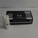 Fully Automatic Vacuum Sealer, 95Kpa Powerful Food Vacuum Sealer Machine, Auto Dry-Wet Detection | Bag Cutter | 2 Rolls Bags | Effortless Operation, Silver - Black