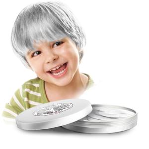 White Hair Color Wax, Temporary Hair Color Wax, Temporary Hair Dye for Dark Hair, Washable, Kids, Halloween, Cosplay, Party, Girls