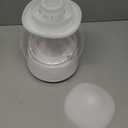 Rain Cloud Humidifier Water Drip - Mushroom Aroma Diffuser, Essential Oil Diffusers, 300ml White Noise Aromatherapy Diffusers with 7 Colors Cloud Lights for Home, Large Room, Office - White