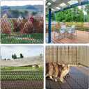 Upgraded 15.7IN x 33FT ABS Plastic Chicken Wire Fence Mesh, Poultry Fencing, Hexagonal Fencing Wire for Gardening, Construction Barrier Netting, Chicken Wire Frame Crafts, Floral Netting