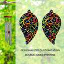 Wind Chimes 28 Inch Heart Sympathy Wind Chimes Sympathy Gift Home Decor Suitable for Outdoor, Garden, Patio Decoration