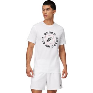 Nike Mens Sportswear Club T-Shirt (Just Do It Circle) (Small)