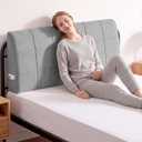 Twin Headboard Only, Memory Foam Bed Headboard,No Assembly Required