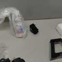 1500W Smoke Gun for Party, Handheld Fog Machine Cannon with LED Lights, Perfect for Spooky Halloween, Stage Shows and Club Night with a Bottle of Fog Machine Liquid