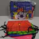 24 Pcs Soccer Drawstring Bag Colorful Sports Goodie Party Favor Bags Candy Treat Gifts Backpack for Girls Women Party Supplies