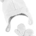 Simple Joys by Carter's Baby Hat and Mitten Set (0-9 Months, Ivory)