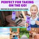 KPop Demon Hunters Officially Licensed Huntrix Water Bottle for Girls, 25oz Leak Proof with Straw Lid, Gifts for Girls