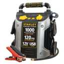 Stanley Tools 1,000-Amp-Peak 12-Volt Rechargeable Jump Starter with Air Compressor, J5C09 in Black