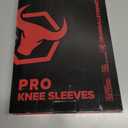 Iron Bull Strength Knee Sleeves for Powerlifting (7mm) - Weightlifting Knee Compression Sleeve for Squats - Knee Brace Support for Gym, Workout, Fitness (2X-Large)