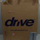 Drive Medical Lightweight Folding Transport Wheelchair - Reliable Mobility Support - Durable Steel Frame - Swing-Away Footrests - Compact Travel Design - Silver (1 Count (Pack of 1))