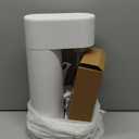 Woody Sparkling Water Maker - Silent Carbonated Water Machine Made of Renewable Wood Composite and 1L Water Bottle - Without CO2 Cylinder - Seltzer Maker Machine - Colour White
