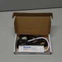 Waterproof IP67 24v Power Supply 60W 2.5A, LED Driver, 120V AC to 24V DC Converter, with 3-Prong Plug and 4.9 Feet Cable - Ideal Power Supply for LED Strips and Lights