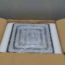 Modern LED Ceiling Light, Dimmable LED Chandelier Black Flush Mount Ceiling Lights, Remote Control Acrylic Ring Ceiling Lamp Fixture for Living Room Dining Room Bedroom, 8H-FANG-BL-04